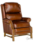 Nexus Leather Power Push Button Recliner