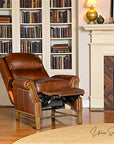 Uptown Sebastian Nexus Leather Power Push Button Recliner
