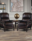 Uptown Sebastian Nexus Leather Power Push Button Recliner