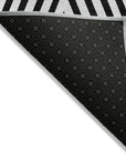 Addison Rugs Geometric Black Washable Indoor-Outdoor Rug