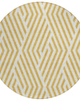 Addison Rugs Geometric Gold Washable Indoor-Outdoor Rug