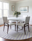 Addison Rugs Geometric Lavender Washable Indoor-Outdoor Rug