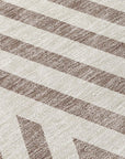 Addison Rugs Geometric Taupe Washable Indoor-Outdoor Rug