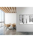 Leftbank Art Ghost in the Aspens Hand Crafted Canvas Art