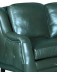 Goldberg 3 Seater Leather Couch Benchmade the USA -- view 8