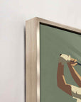 Leftbank Art Golfer Hand Crafted Canvas Art