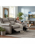 Grandaura Luxury Power Motion Leather Sofa -- view 5