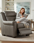 Grandaura Luxury Power Motion Leather Sofa -- view 8
