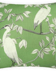 Heron Green Throw Pillow With Insert - LOOMLAN - D.V. Kap - Throw Pillows