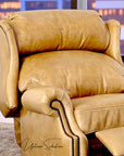 Uptown Sebastian Haven Leather Power Push Button Recliner