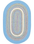 Rhody Rug Kids' Isle Braided Oval Reversible Area Rugs