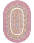 Rhody Rug Kids' Isle Braided Oval Reversible Area Rugs