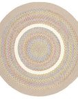 Rhody Rug Kids' Isle Braided Round Reversible Area Rugs