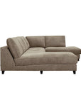 LOOMLAN Custom Upholstery Larvik Minimalist Rounded Edge Fabric Modular Sofa