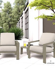 Telescope Larssen Deep Seat Cushion Outdoor Arm Chair