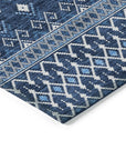 Addison Rugs Lazy Rivers Blue Washable Indoor-Outdoor Rug