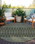 Addison Rugs Lazy Rivers Brown Washable Indoor-Outdoor Rug