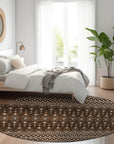 Addison Rugs Lazy Rivers Chocolate Washable Indoor-Outdoor Rug