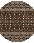 Addison Rugs Lazy Rivers Chocolate Washable Indoor-Outdoor Rug
