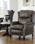 Uptown Sebastian Kinetic Leather Power Push Button Recliner