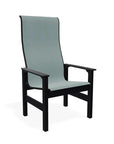 Telescope Leeward Sling Round Outdoor Dining Set 5PC
