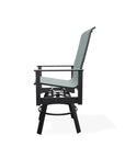 Leeward Swivel Marine Grade Polymer Arm Chair-Outdoor Accent Chairs-Telescope-LOOMLAN