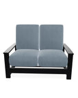 Telescope Leeward Deep Seat Two-Seat Outdoor Loveseat with Motion