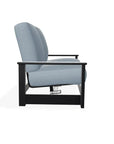 Telescope Leeward Deep Seat Two-Seat Outdoor Loveseat with Motion