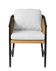 Lloyd Flanders Galloway Aluminum Outdoor Dining Armchair