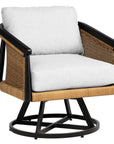 Lloyd Flanders Galloway Swivel Outdoor Lounge Chair