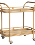 Lloyd Flanders Riviera Aluminum Outdoor Bar Cart