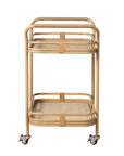 Lloyd Flanders Riviera Aluminum Outdoor Bar Cart