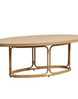 Lloyd Flanders Riviera Oval Outdoor Cocktail Table