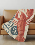 Addison Rugs Lobster 50" x 70" Throw Blanket