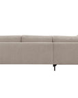 LOOMLAN Custom Upholstery Maison Elegant High Armrest Fabric & Leather Modular Sofa