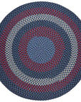 Rhody Rug Manhattan Braided Round Reversible Area Rugs