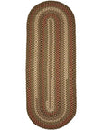 Rhody Rug Mayflower Braided Runner Reversible Area Rugs