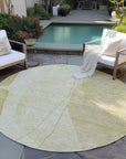 Addison Rugs Modern Gold Washable Indoor-Outdoor Rug