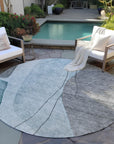 Addison Rugs Modern Teal Washable Indoor-Outdoor Rug