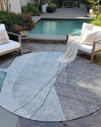 Addison Rugs Modern Teal Washable Indoor-Outdoor Rug