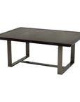 Castelle a Cast Aluminum Rectangular Coffee Table