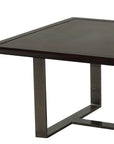 Castelle a Cast Aluminum Rectangular Coffee Table