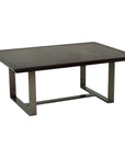 Castelle a Cast Aluminum Rectangular Coffee Table