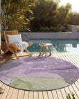 Addison Rugs Muted Whispers Purple Washable Indoor-Outdoor Rug