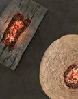 Nature's Wood Round Firepit Table