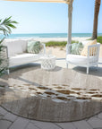 Addison Rugs Nautical Brown Washable Indoor-Outdoor Rug