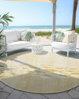 Addison Rugs Nautical Gold Washable Indoor-Outdoor Rug
