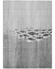 Nautical Grey Washable Indoor-Outdoor Rug - Ships in 2-3 Days - view 4