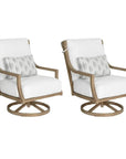 Nicoya High Back Swivel Rocking Lounge Chair with Sunbrella Cushions