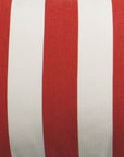 D.V. Kap Outdoor Café Stripe Lumbar Pillow - Red